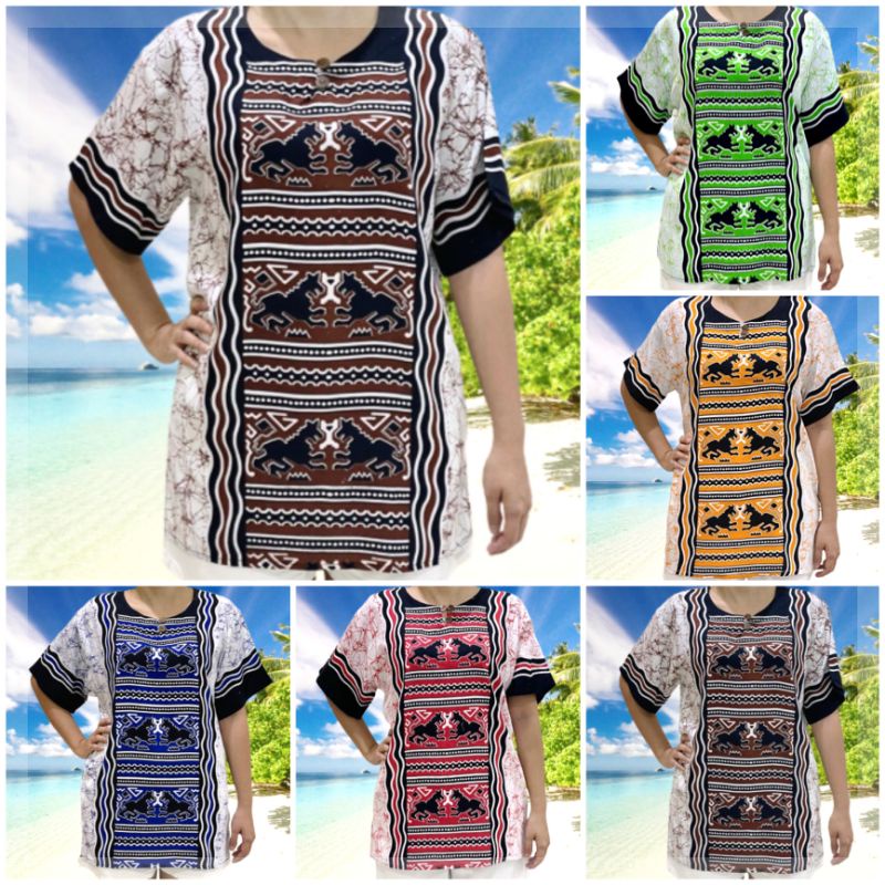 baju bali cowok cewek baju bali dewasa baju santai bali kaos bali cowok cewek bahan rayon halus dan adem