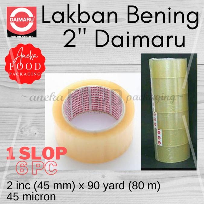 

HOT SALE Lakban bening 2" daimaru (isi 6pcs)