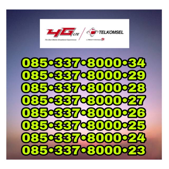 Nomor Cantik Kartu As 4G 5000