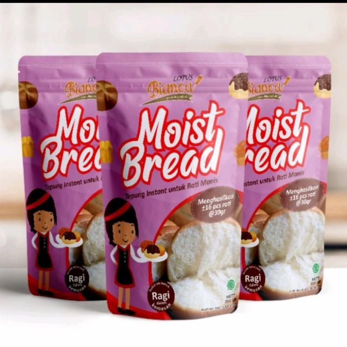 

PROMO [COD] Bianca Lotus Moist Bread (Roti Manis) Premix