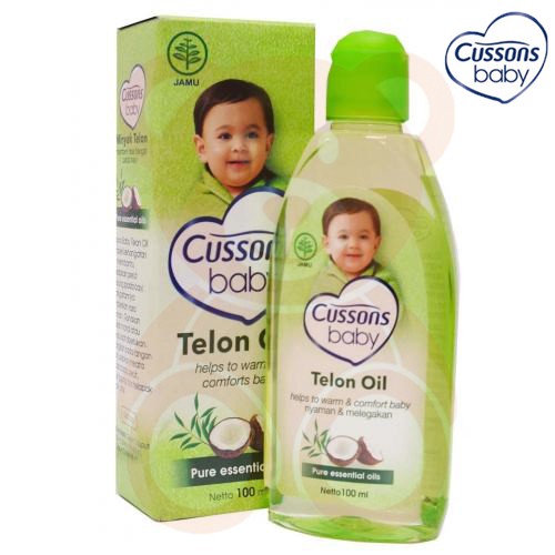 Cussons Baby Telon Oil Plus 100 ml &amp; Telon Oil 100 ml / Minyak Telon Cussons