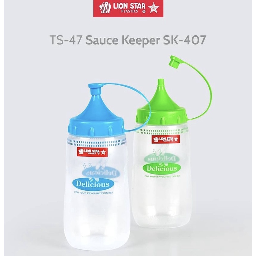 ( BISA COD ) PROMO LION STAR SK-407 / BOTOL SAUS 475ml SAUCE KEEPER / BOTOL KECAP PLASTIK TS-47 / BOTOL MINYAK / TEMPAT PENYIMPANAN SAUS / BOTOL KECAP