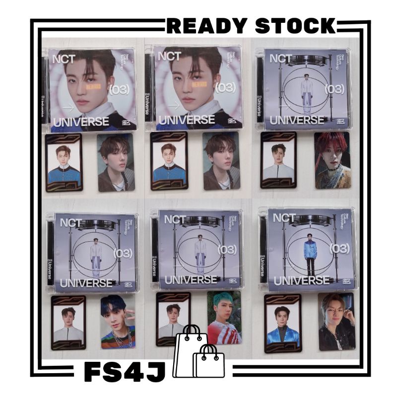 [Unsealed] NCT 2021 Universe Jewel Ver (Cover Photocard PC UC Yuta Ten Jaehyun Xiaojun Jeno Jaemin S