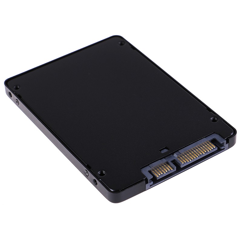 (Ele) Case Adapter Konverter Msata Ssd Ke Sata 2.5 &quot;Bahan Metal Warna Putih