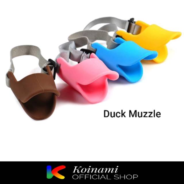 BRONGSONG ANJING MODEL BEBEK / DUCK MUZZLE for DOG