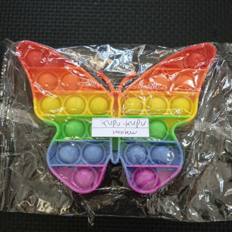 POP IT Rainbow Murah Mainan Pop it Tiktok-Kupu-kupu Rainbow