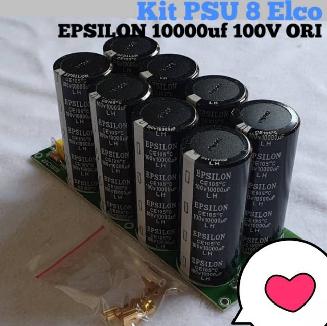 Elco Terbaik Psu 8 Elco Epsilon 10000uf 100v Original 100 Dioda Sisir Sparepart Elektronik Power Shopee Indonesia