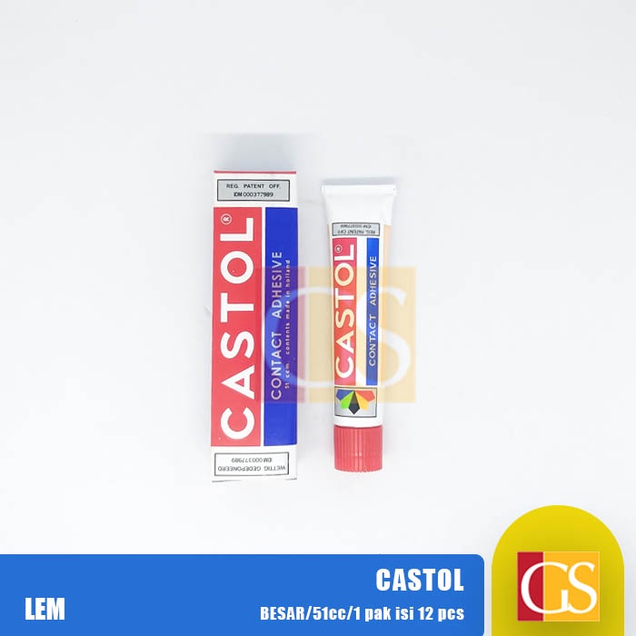 

Lem Castol / Lem Kuning Contact Adhesive Tube Besar 51cc