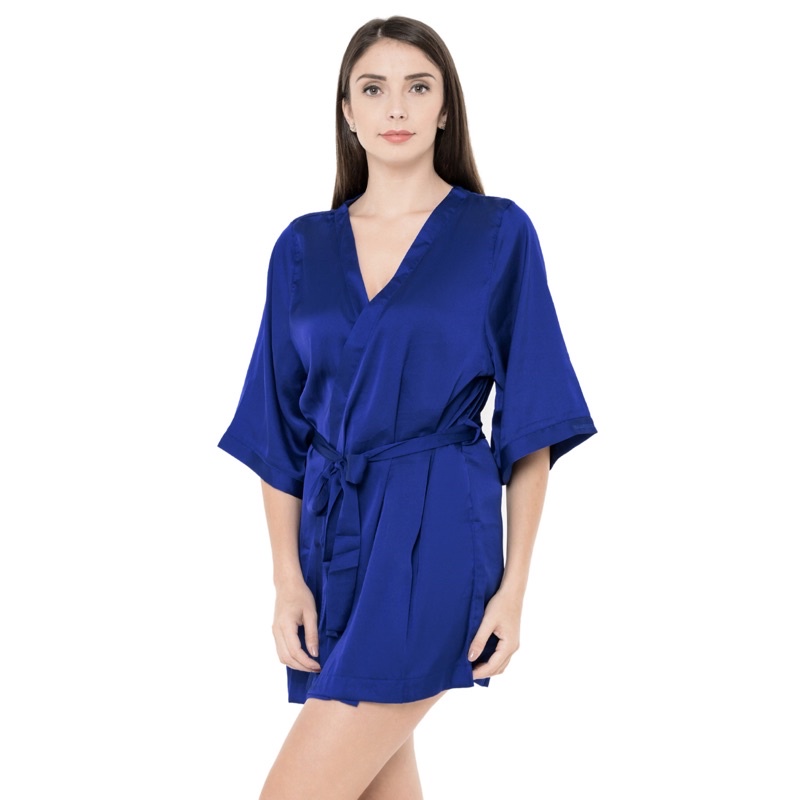 SATIN KIMONO ROBE / Satin kimono jumbo big size