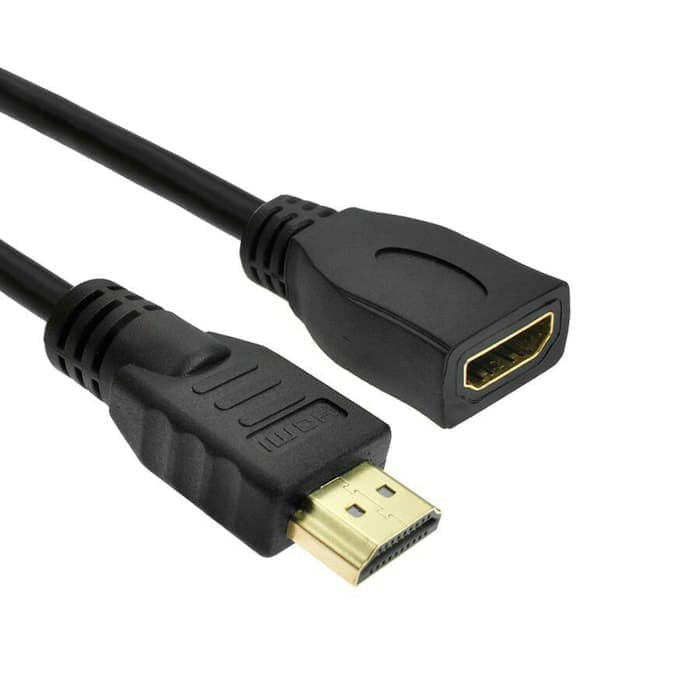 Kabel HDMI Male to female 30 cm / Extension Kabel Sambung HDMI Dongle