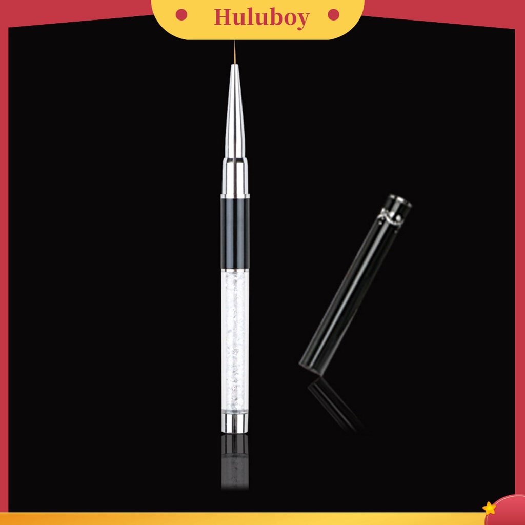 Huluboy Huluboy♡ Brush Pen Nail Art Bahan Nilon Ultra Tipis Untuk Manicure