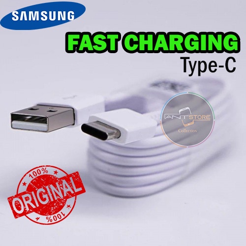 Kabel Charger Samsung A8 A8 Plus 2018 A8 Star Type C Original 100%
