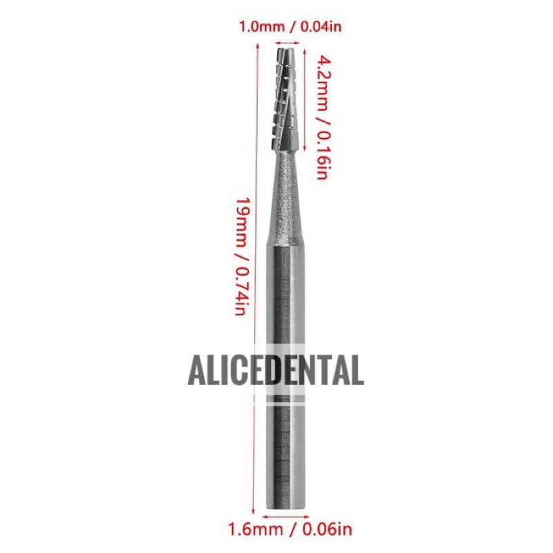 Dental bur FG-700 FG700 FG 700 tungsten carbide SS white bongkar crown bur tulang highspeed high speed