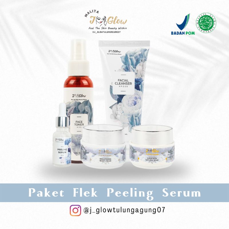 JGLOW FLEK WITH PEELING SERUM