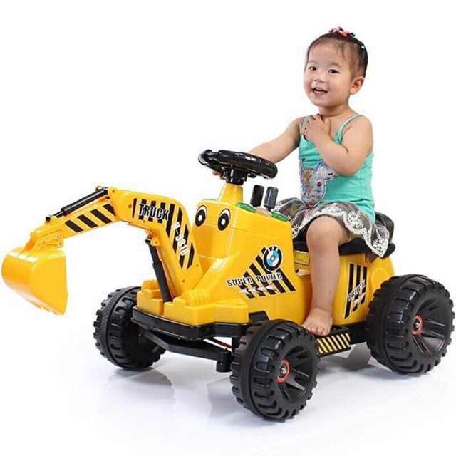 FREE ONGKIR Mobil Aki anak Bego mainan Eksavator Aki  bego beco
