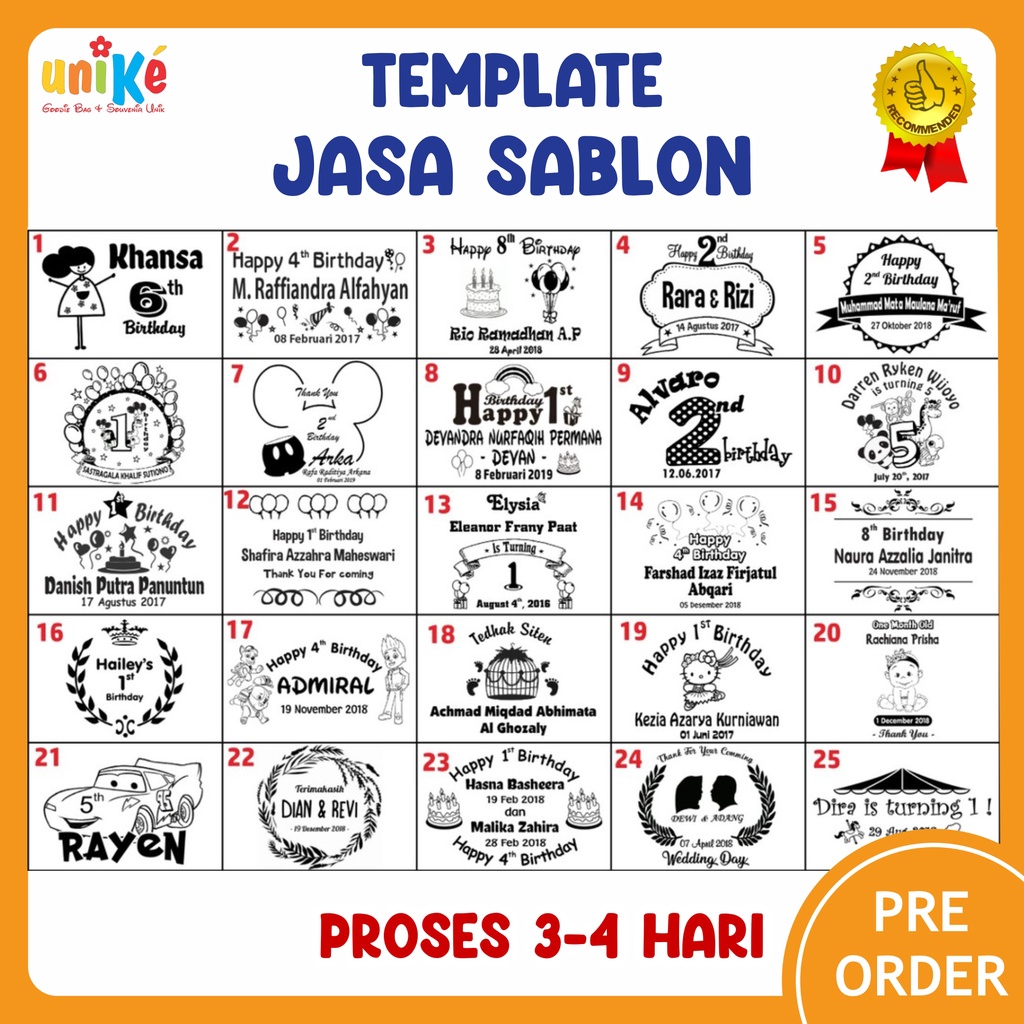 

MINIM 50 biji - Jasa Sablon Tas Souvenir Goodie Bag Ultah Anak Goody Wedding Logo Toko Merchandise