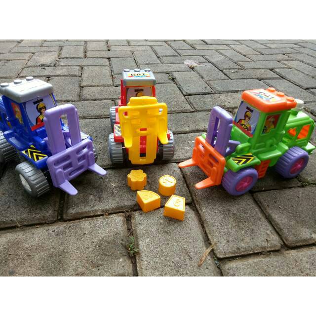 Kereta Tarik - Mainan Puzzle Plastik