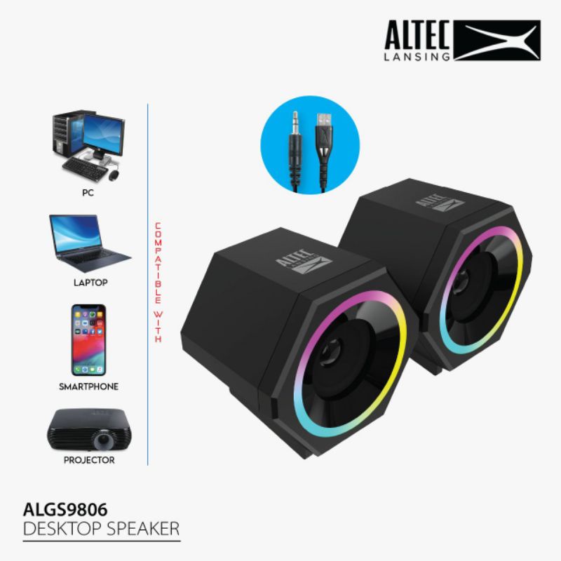 Gaming Speaker 2.0 RGB Altec Lansing ALGS9806