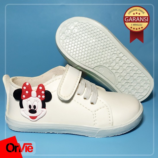 Sepatu Kets Anak Perempuan Mickey Mouse | Sepatu Onvie Kids