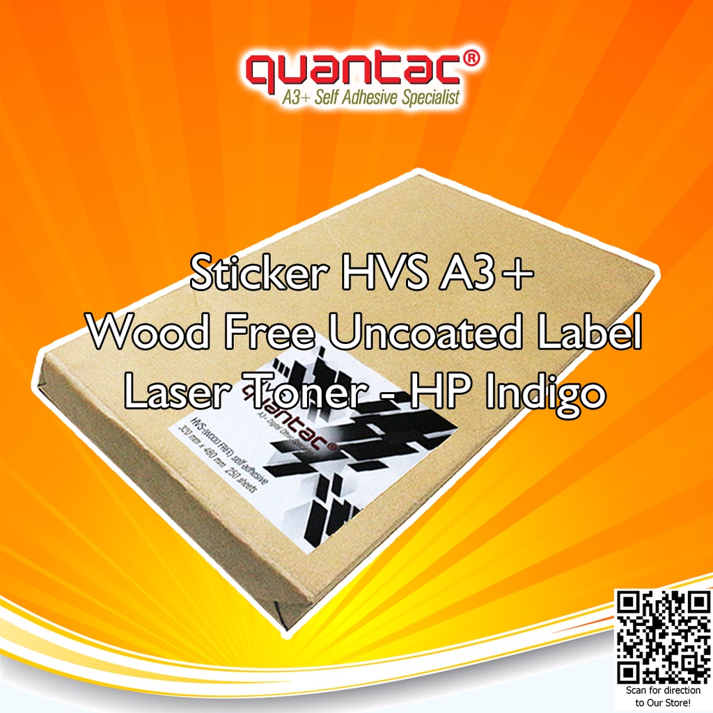 KHUSUS INSTAN - Sticker Quantac Wood free A3+/HVS