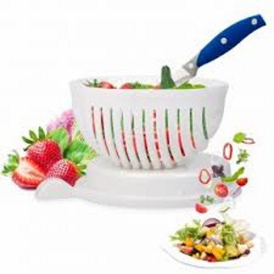 Salad Cutter Bowl Mangkuk Alat Potong Sayuran. salad maker