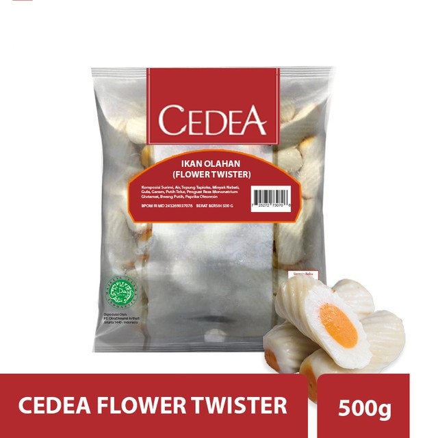 BAKSO IKAN OLAHAN CEDEA FLOWER TWISTER 500GR HALAL