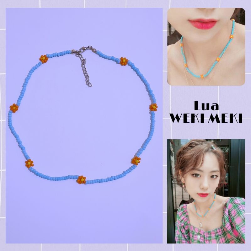 Korean idol necklace (Lua Weki meki)