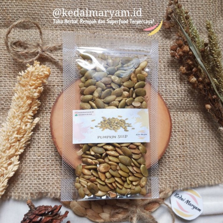 

Biji Labu Pumpkin Seed Panggang Pepita 100 Gram 100 Gr
