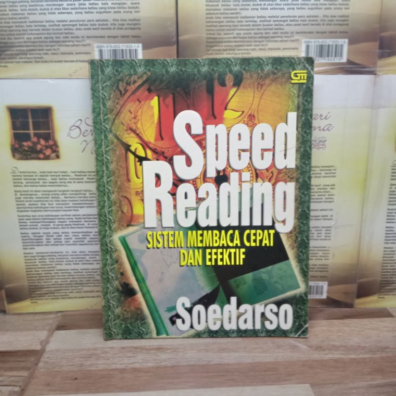 

BUKU ORIGINAL - SPEED READING SISTEM MEMBACA CEPAT DAN EFEKTIF