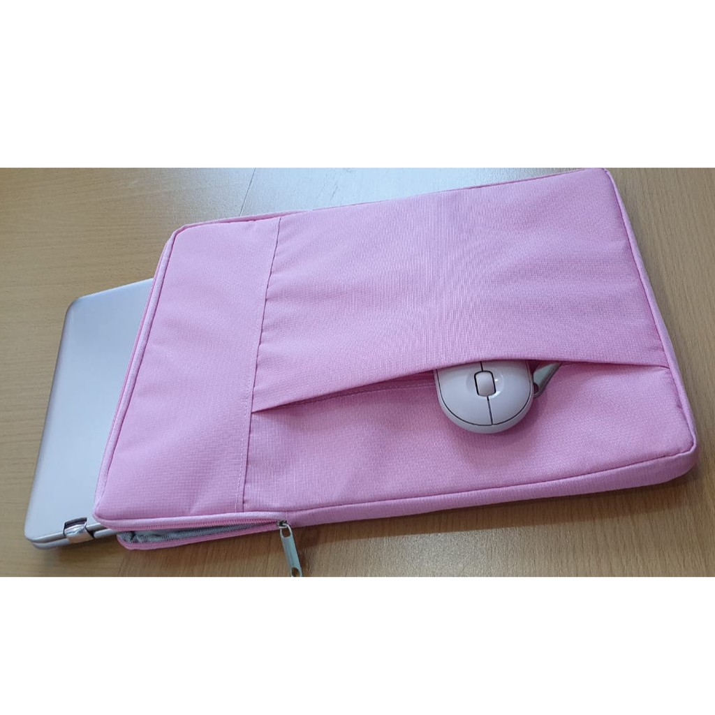 Tas Laptop Softcase Laptop Notebook Macbook Warna COTTON CANDY  11-14 Inch