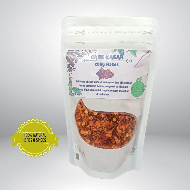 

CABE KERING KASAR ASLI 100%/ CHILI FLAKES