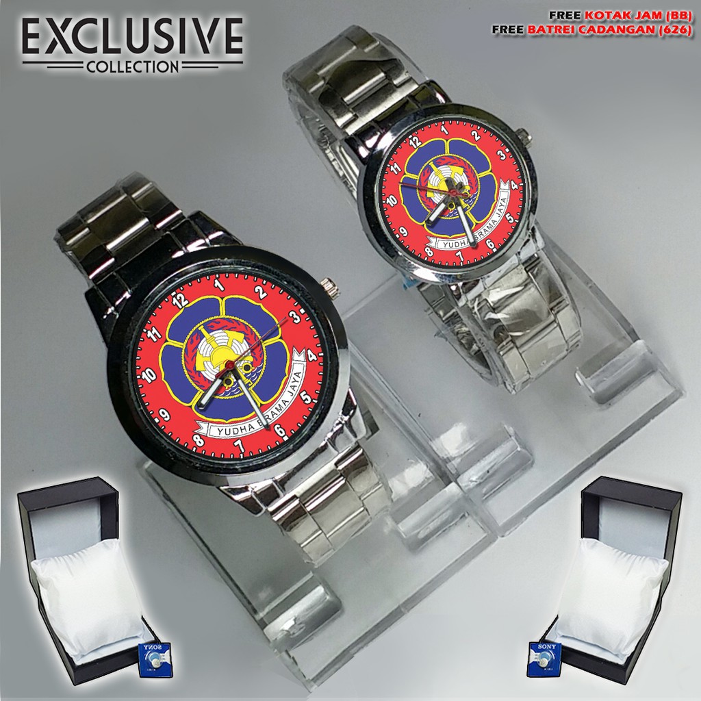 Jam Tangan  DAMKAR-LOGO MOTIF MERAH Bagus