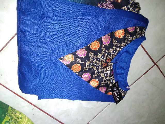 Sania Ruffle Batik Ori Gamis Balotelli Azzahra