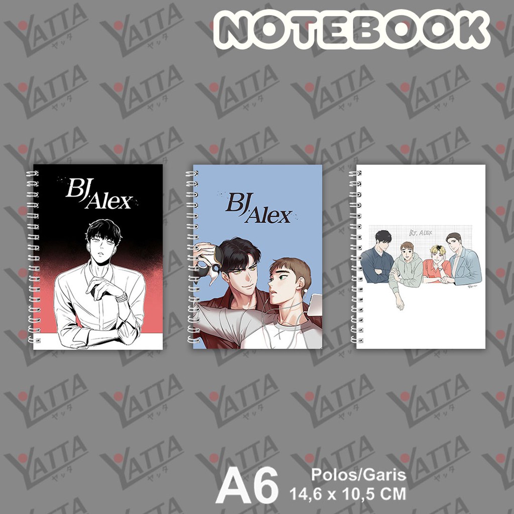 

Notebook Anime Ukuran A6 10,5 cm x 14,8 cm BJ Alex Seri 1 YOTAKUSHOP