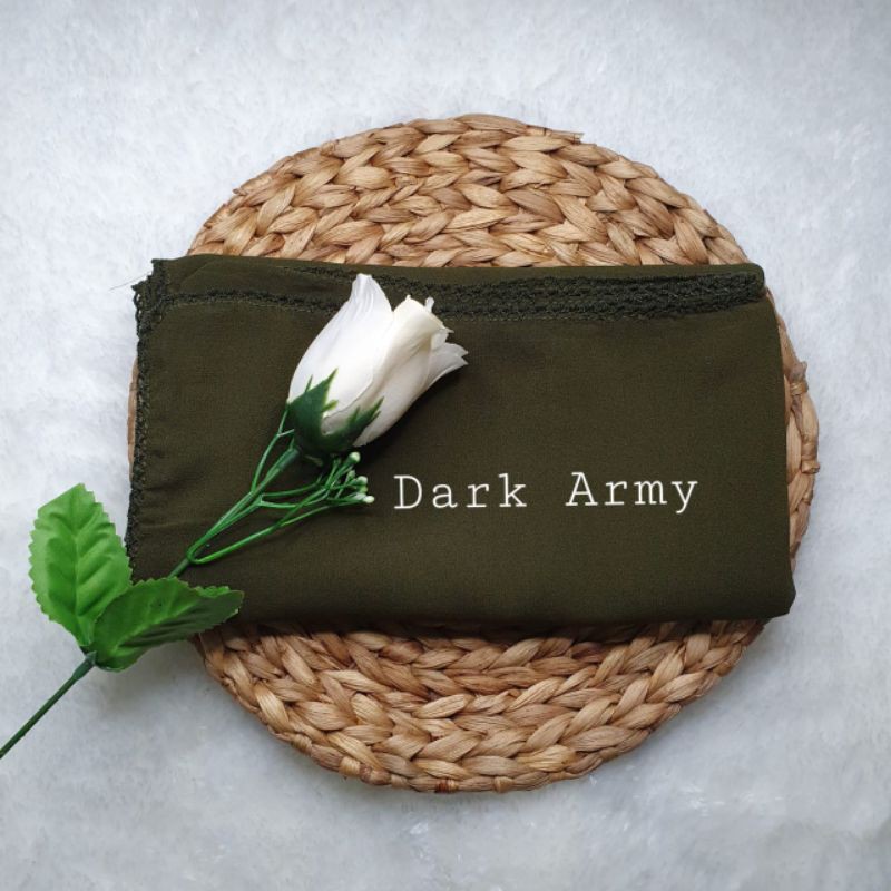 PASMINA BUTIK/PICOT part 2/ pashmina crocet-Dark army