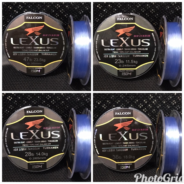 Senar Pancing Turnamen Kuat di Ikatan Falcon Lexus Panjang 150m