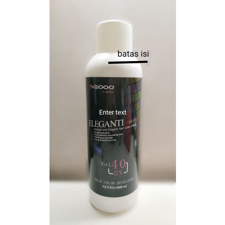 Y-2000 Eleganti Colori hair color developer / obat cream pencampur pewarna rambut