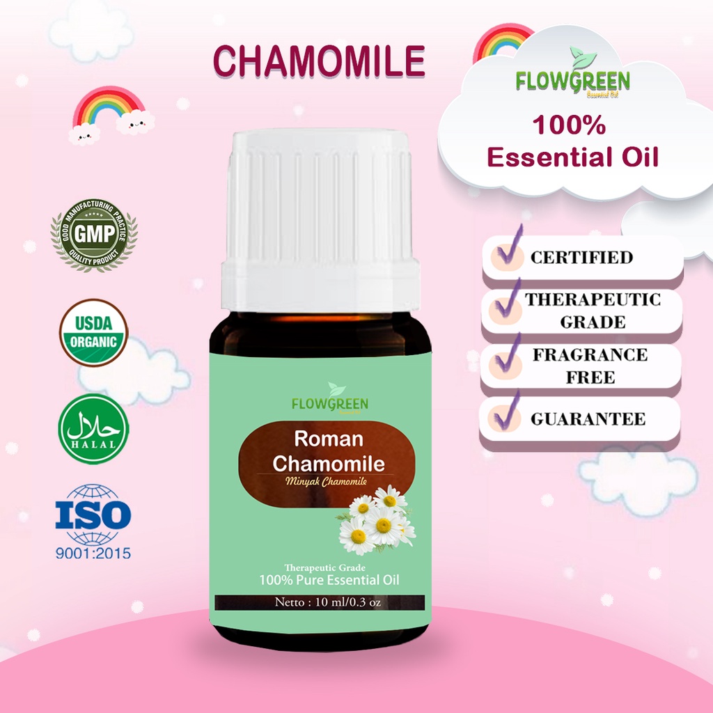 FLOWGREEN CHAMOMILE 100% PURE ESSENTIAL OIL