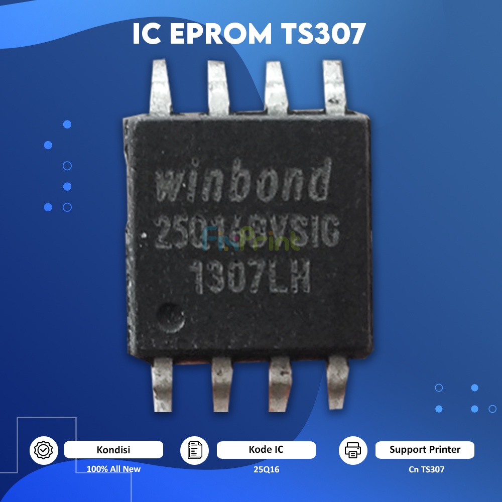 Resetter Printer Canon TS-307, IC Eeprom Reset Mainboard Canon TS307, IC Eprom Canon TS307 25Q16