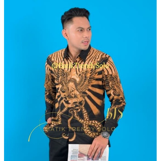 Hem  Kemeja Baju Batik Pria Cowok Laki Laki Slimfit Full Lapis Furing Lengan Panjang Lengan Pendek Original Asli Batik Jumanta Solo Laweyan Size S M L Xl XXL Bahan Katun Premium  124