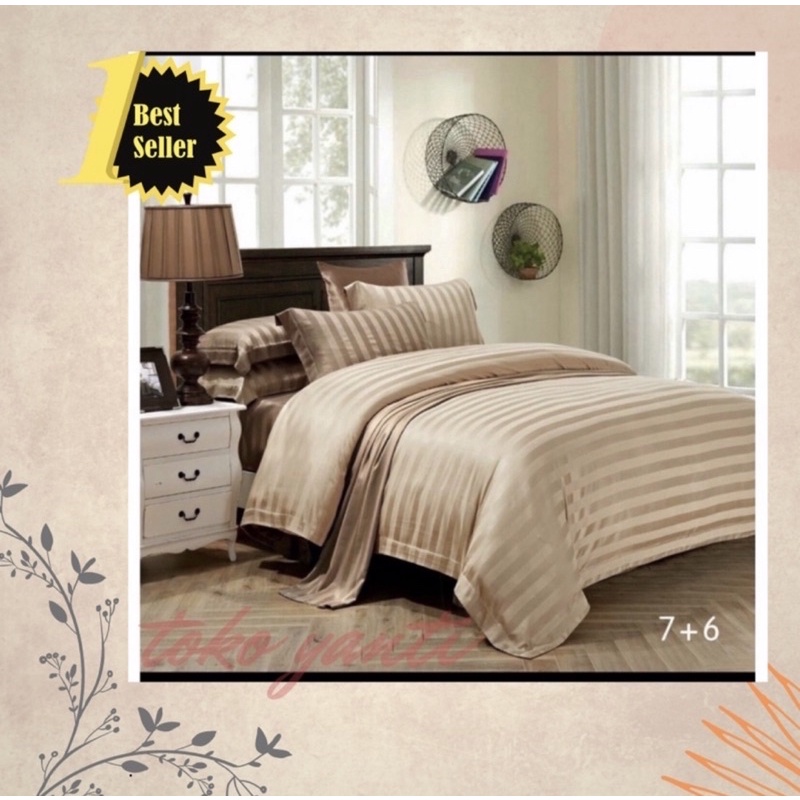 Bedcover Set Micro Tencels Salur Premium
