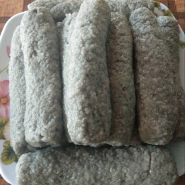 

Pempek lenjer hitam kulit tenggiri isi 5 pcs