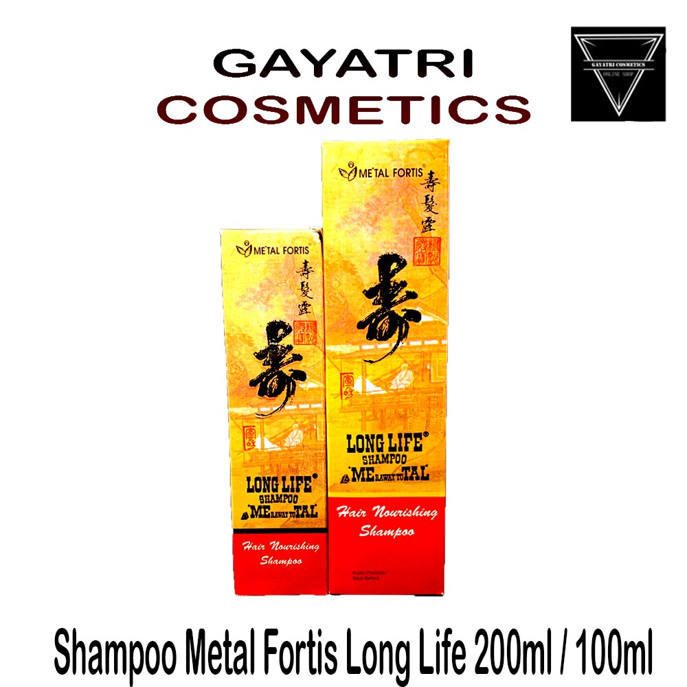 Shampoo Metal Fortis Long Life 200ml / 100ml