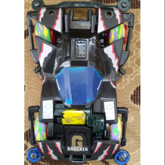 Auldey Brocken Gigant Dinamo Depan Super FM Chasis Mainan Anak Mini 4WD