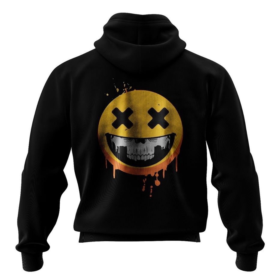 MVP - Deathsmiley Zipper Hoodie - Hoodie Pria dan Wanita