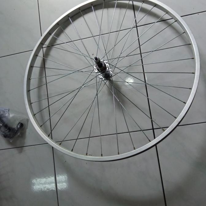 Wheel Sepeda Roda Velg Ruji Bos Cakram Dengan Drat 700 / 700C 1 Roda