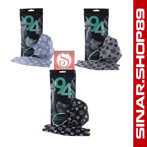 Masker KF94 Mouson Murah isi 10 - Masker Mouson Motif