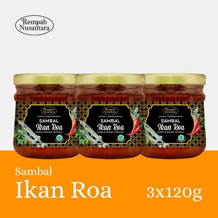 

REMPAH NUSANTARA SAMBAL IKAN ROA 3 BOTOL JAR X 120GR BERKUALITAS