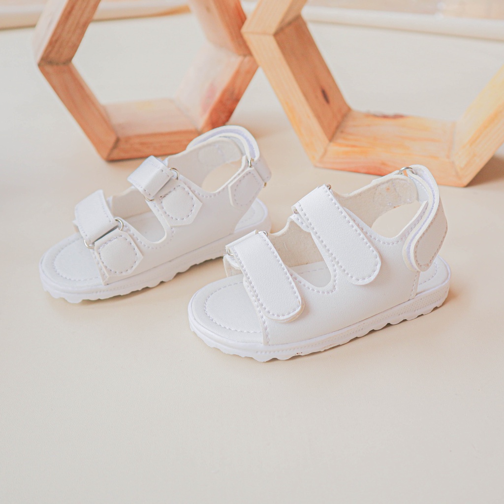 Sepatu Sendal Anak Bayi Prempuan dan Laki-Laki/ Unisex Usia 1 tahun - 4 tahun / Bahan Kulit Sintetis Sepatu Sendal Polos