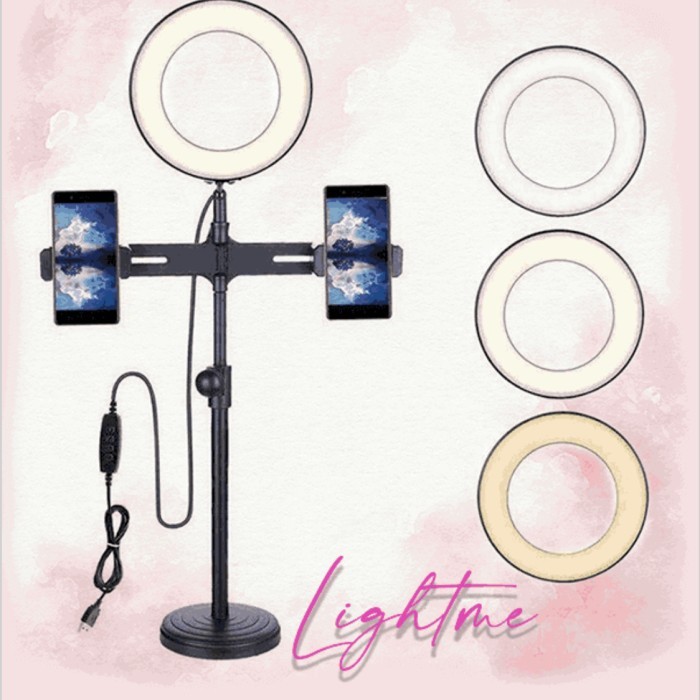 BEST SELLER ! STREAMER LIGHTME Dengan 3 Warna Lampu led terang